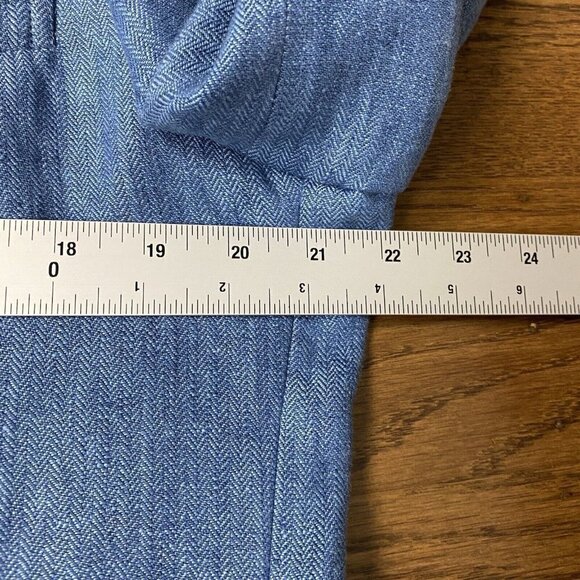 Raging Bull 100% Linen Sport Coat 42/Large Blue Blazer Jacket Unstructured - Picture 11 of 16